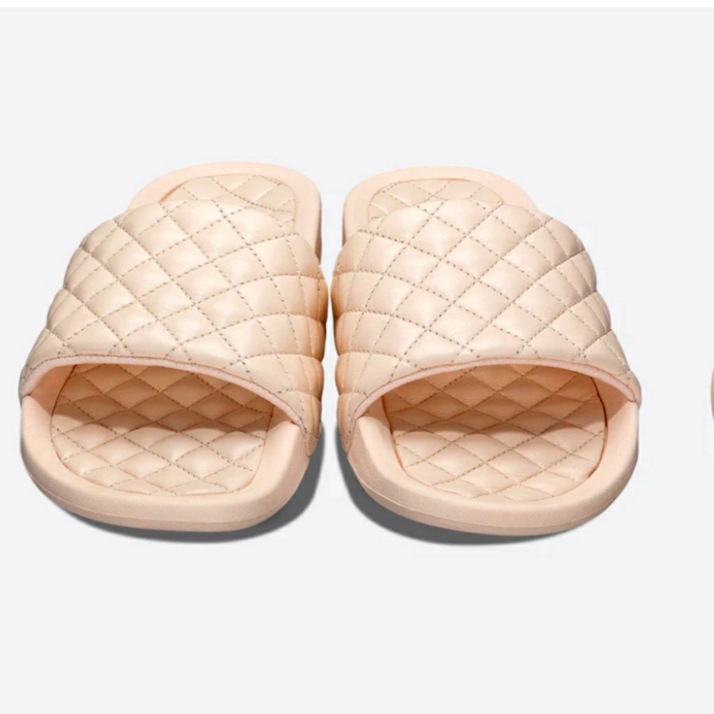 APL pink woman's slide shoes size 8